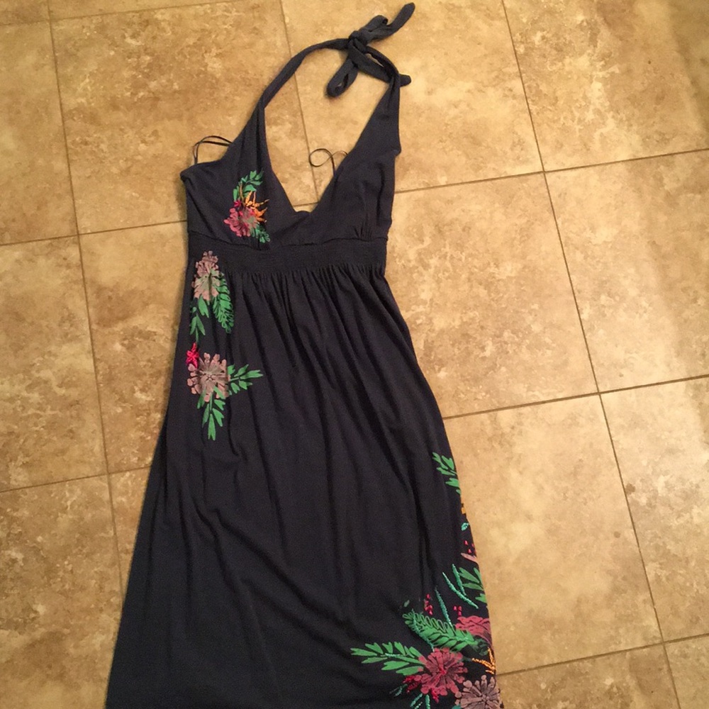 Spring/summer halter dress